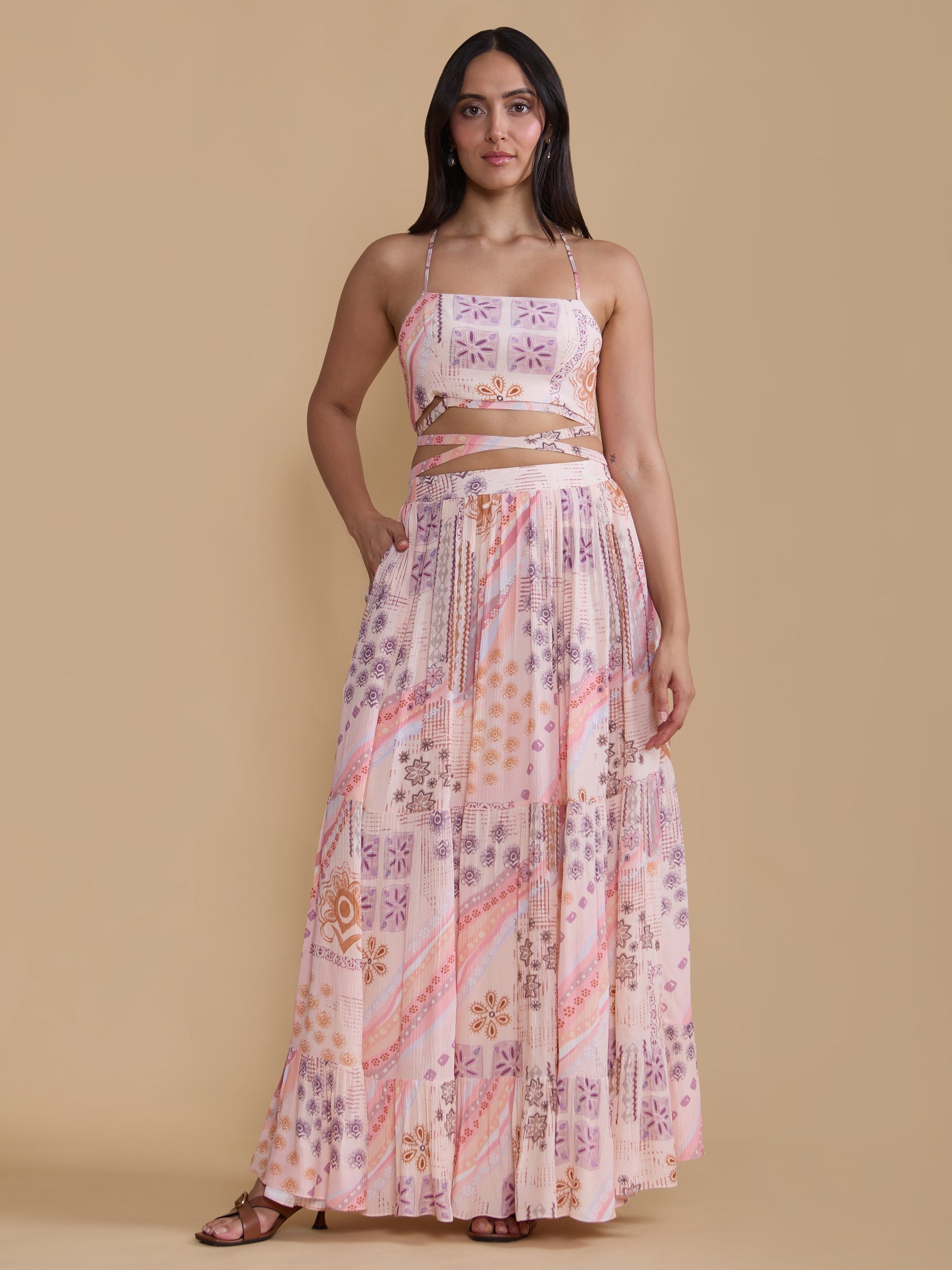 Rang Rani Tiered Skirt