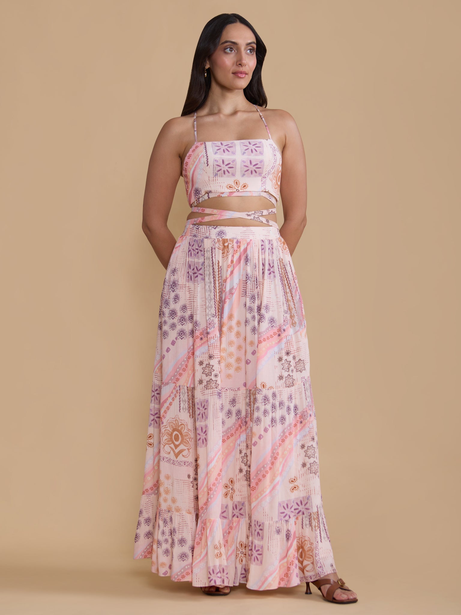 Rang Rani Tiered Skirt